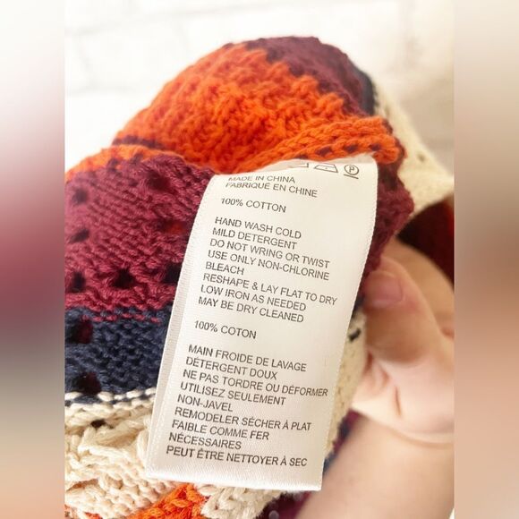 Free People Far From Here Crotchet Color Block Skirt - Picture 7 of 8